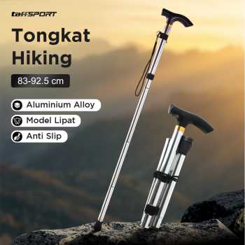 TaffSPORT Tongkat Hiking Lipat Trekking Pole Aluminium Alloy - Z4