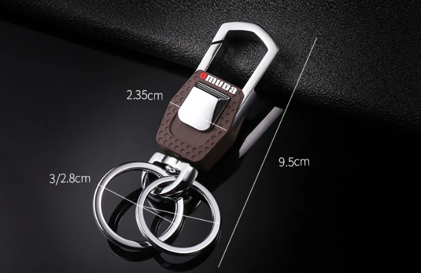Gambar produk OMUDA Gantungan Kunci Carabiner Keychain Clip Double Ring Zinc Alloy - OM929