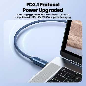 Gambar produk Toocki Kabel Data Type C to Type C Fast Charging PD 240W 1M - TXCCC3