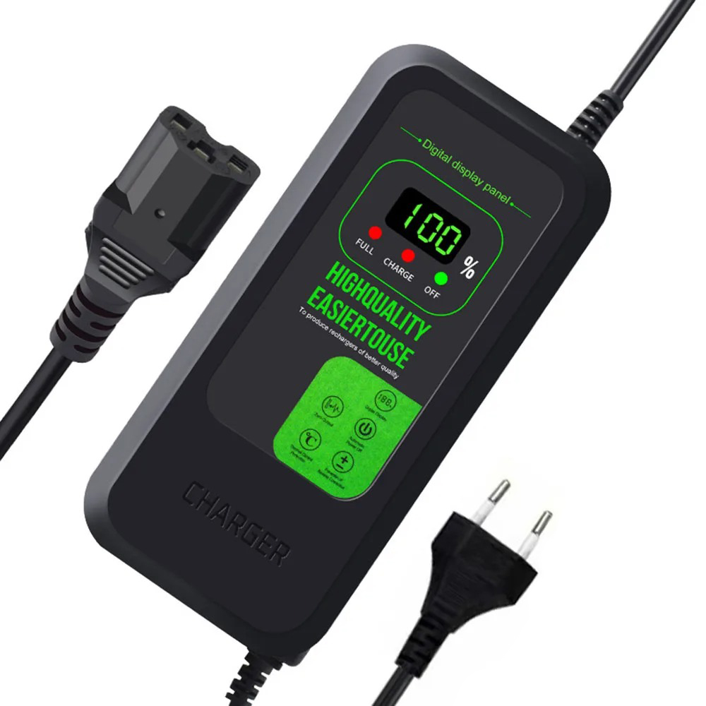 Gambar produk TASKOOD Charger Aki Sepeda Listrik 5 Phase Battery Charger Portable 72V 20Ah - TAH-60