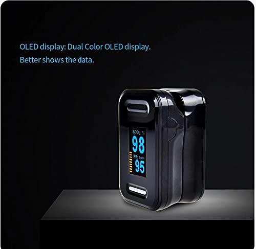 Gambar produk FIOXI Fingertip Pulse Oximeter Alat Ukur Saturasi Oksigen Darah - YK-81C