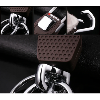 Gambar produk OMUDA Gantungan Kunci Carabiner Keychain Clip Double Ring Zinc Alloy - OM929