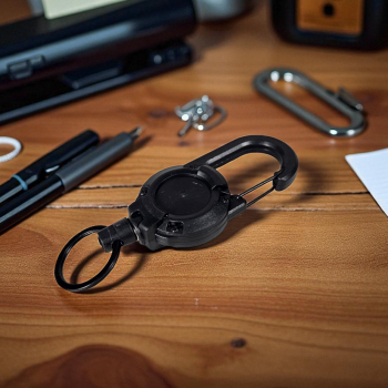 Gambar produk FXM Karabiner Gantungan Kunci Wire Puller Keychain ID Holder - FX-11