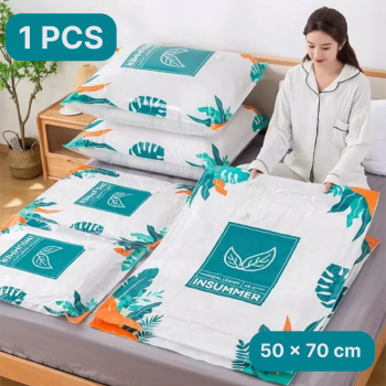 Ticify Kantong Plastik Vakum Pakaian Multifungsi Vacuum Bag 1 PCS - TF158