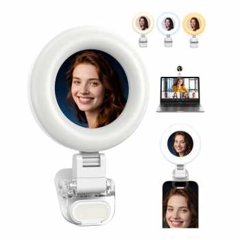 TELESIN Lampu Ring Light LED 3in1 Color Clip Mirror 300mAh 3.6W - P5-BGD-04