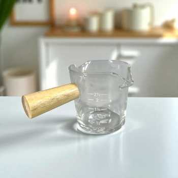 Gambar produk One Two Cups Gelas Milk Jug Pitcher Espresso Double Mouth 70ml - S08