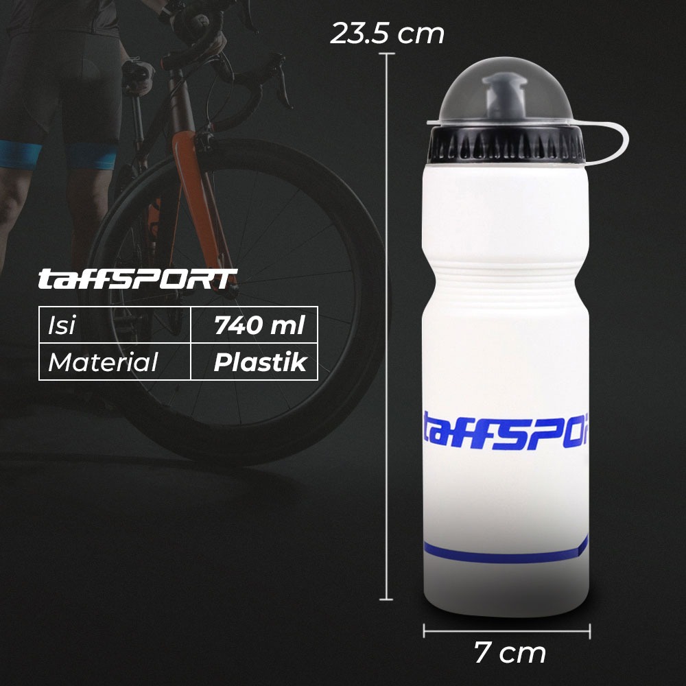Gambar produk TaffSPORT Botol Minum Sepeda Olahraga Plastik BPA Free 730ml - 30A11