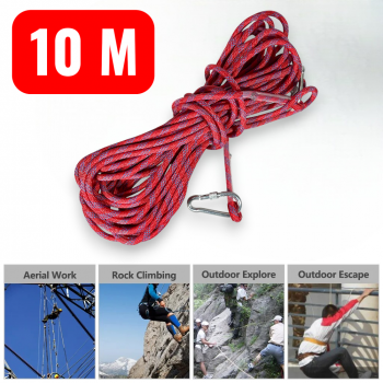 TaffSPORT Tali Outdoor Darurat Panjat Tebing Survival Fire Rope 10mm - DC390