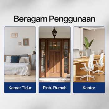 Benzi Smart Door Lock Fingerprint Password Card Cryptography - B21 Gambar produk Benzi Smart Door Lock Fingerprint Password Card Cryptography - B21