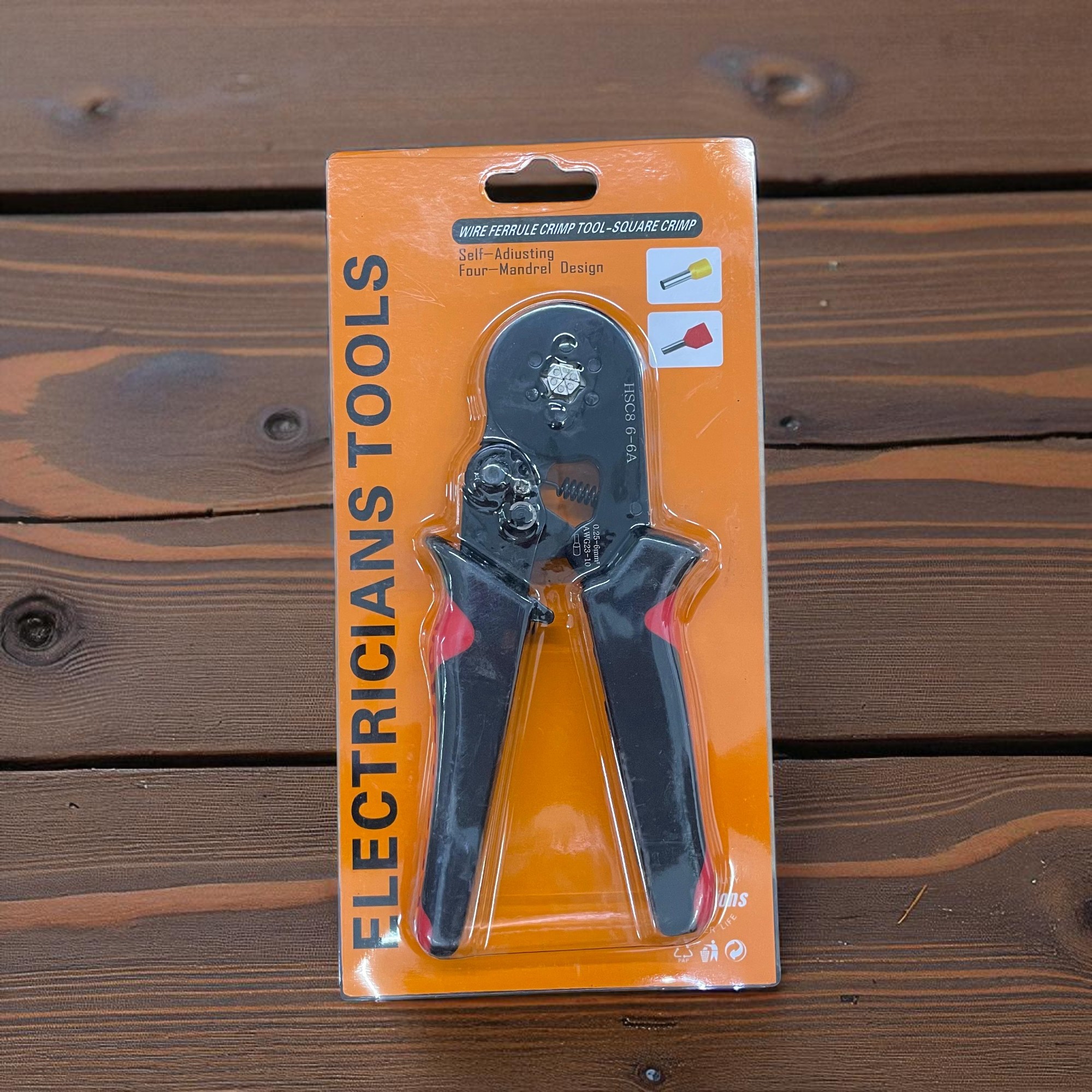 Gambar produk WOZOBUY Wire Crimp Tool Self Adjusting Crimping Pliers 0.25-6mm2 - HSC8 6-6A