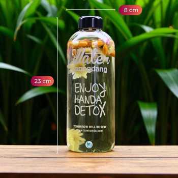 Gambar produk LAMHANDA Botol Minum Plastik Detox Infused Water Bottle BPA Free 1L - QWF236