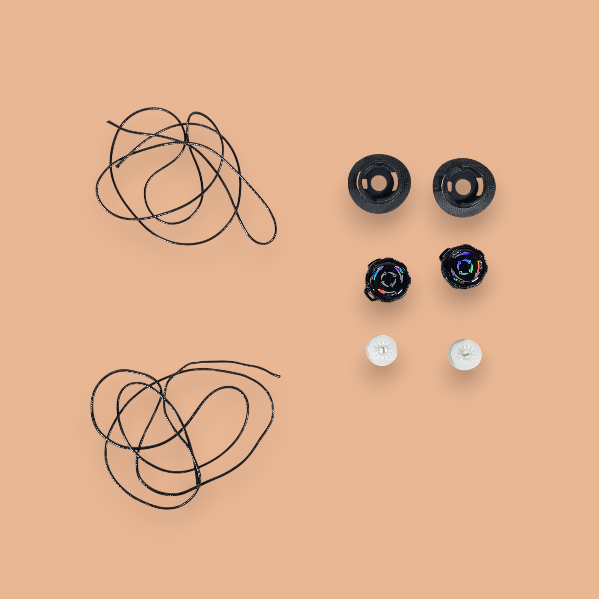 Gambar produk UETEEY Tali Sepatu Putar Automatic Rotating Shoelace Buckle - UT703