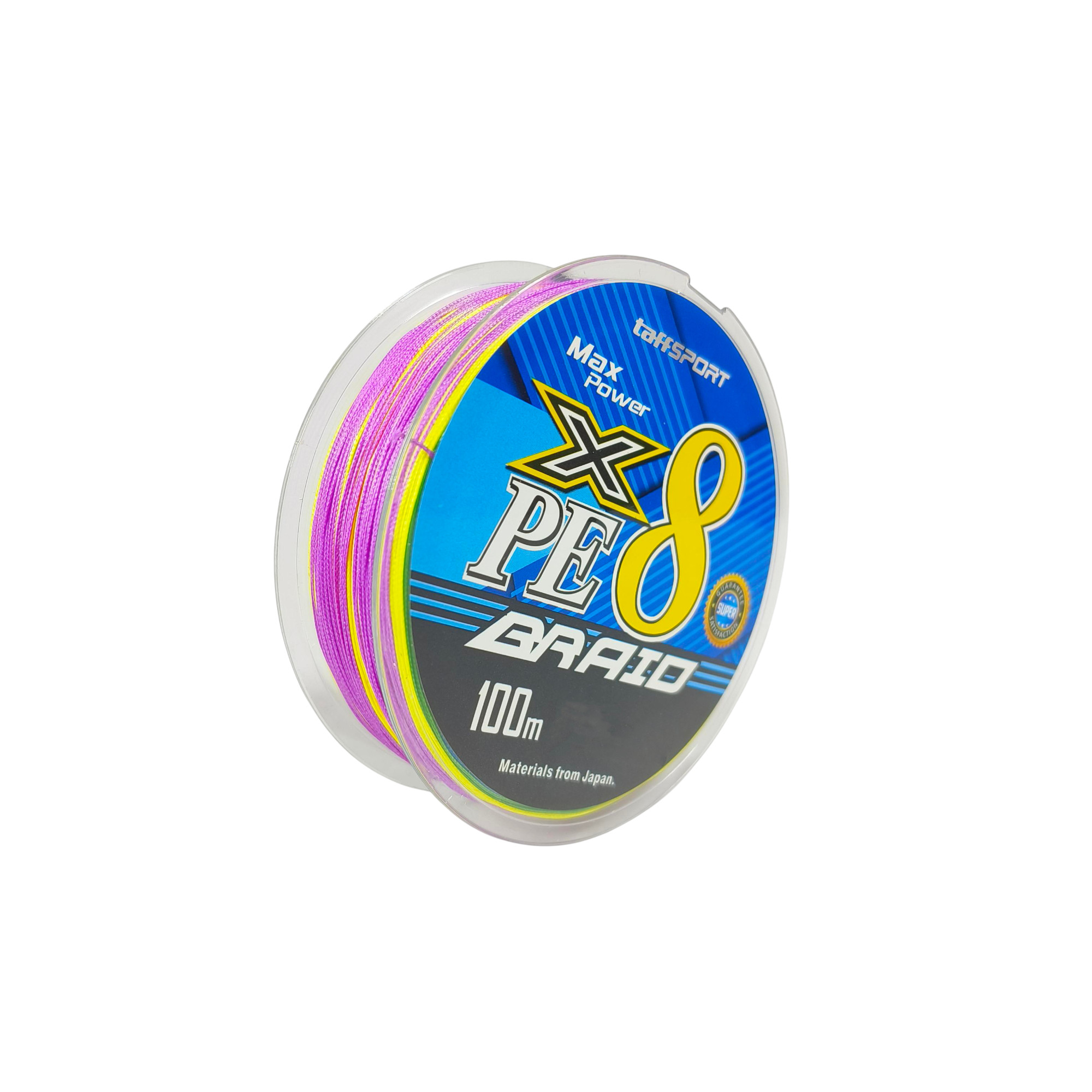 Gambar produk TaffSPORT Senar Pancing PE 8 Braided Strand Fishing Line 100M 7.0 - X8