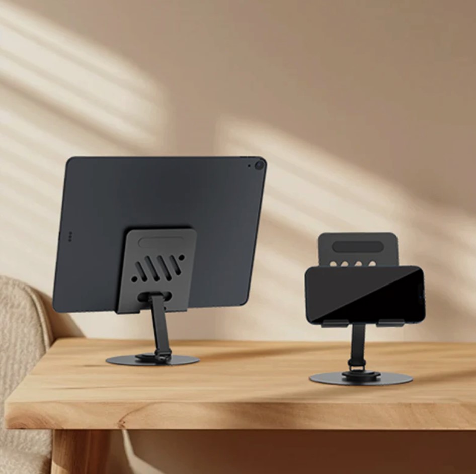 Gambar produk VIKEFON Tablet Holder Stand Foldable 360 Rotation Aluminium Foldable - P50