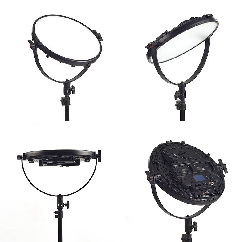 Gambar produk TOLIFO Lampu Kamera Foto Video Flashlight Studio Circle LED RGB 60W - R-S60RGB