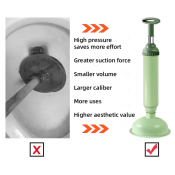 Gambar produk FMA Alat Penyedot WC Toilet Plunger High Pressure Drain Suction Cups - FM-CPS