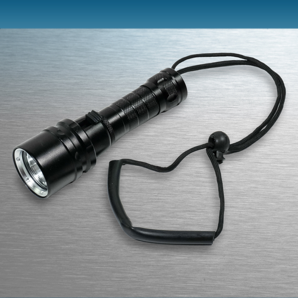 TaffLED Senter LED Diving Flashlight Waterproof L2 1200 Lumens - G300 Gambar produk TaffLED Senter LED Diving Flashlight Waterproof L2 1200 Lumens - G300