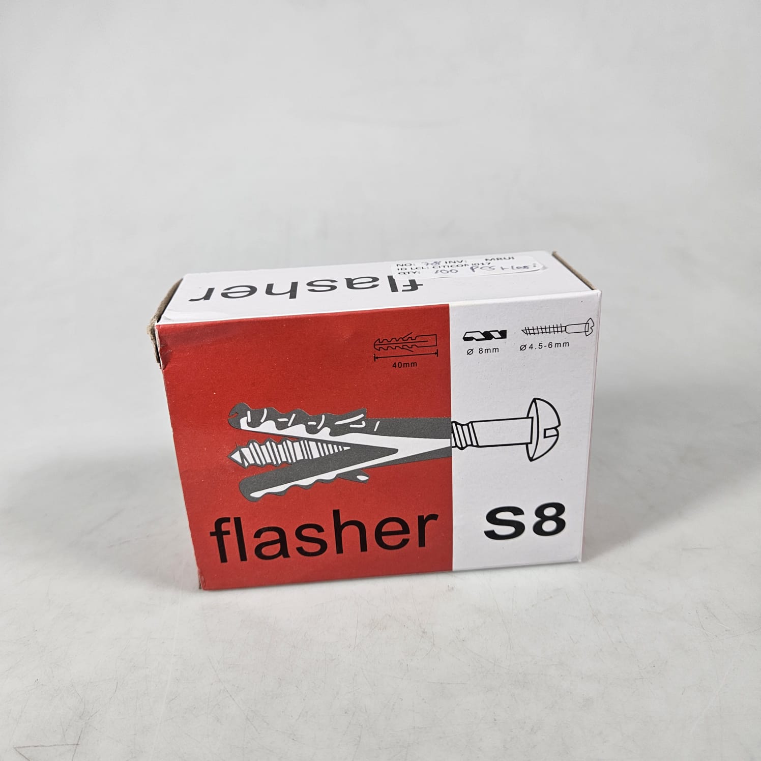 Gambar produk Taffware Expansion Screw Fischer Pipe Nylon Wall Anchors Tub Packed M8