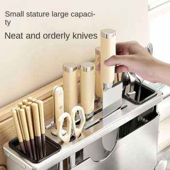 Gambar produk JoyHome Tempat Pisau Dapur Rak Penyimpanan Sendok Sumpit Organizer - JH-28