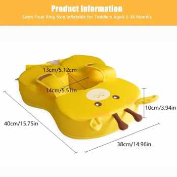 Gambar produk KLEYOU Pelampung Renang Bayi 6-36 Bulan Non Inflatable Pearl Foam - H019