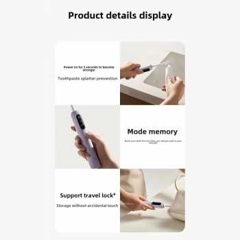 Gambar produk Xiaomi Mijia Sikat Gigi Elektrik Sonic Sweep Vibration LCD IPX8 - MES610