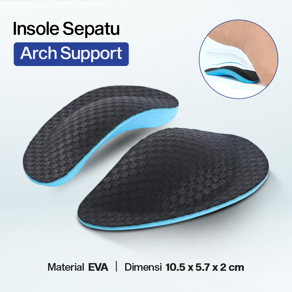 Gambar produk Sunvo Insole Sepatu Alas Kaki Orthopedic Flat Feet Arch Support 1 Pair - SV10