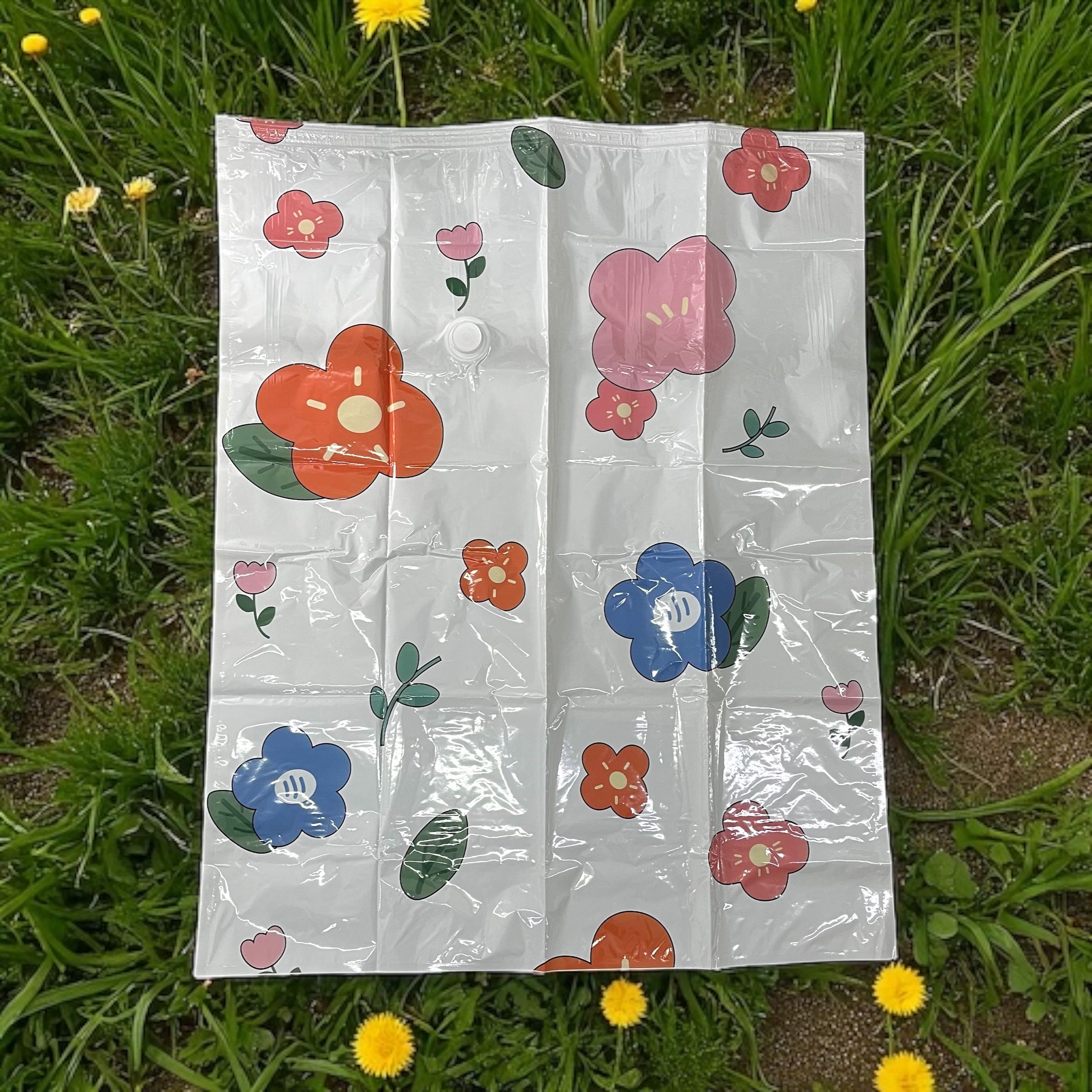 Gambar produk TaffPACK Kantong Plastik Vakum Pakaian Multifungsi Vacuum Bag 1 PCS 50x70cm - TF-100