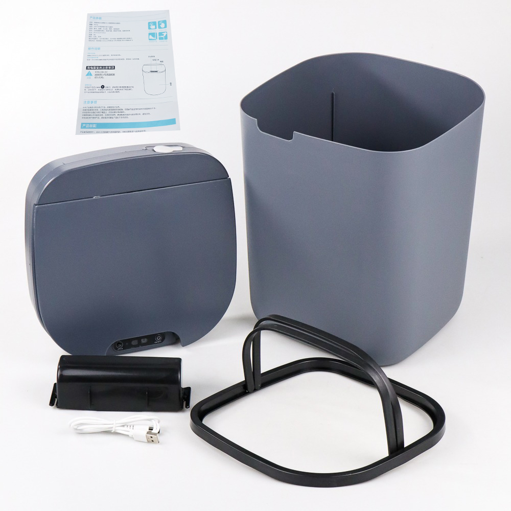 Gambar produk Nusimbi Tempat Sampah Smart Trash Can Motion Sensor Dustbin 16L - 599