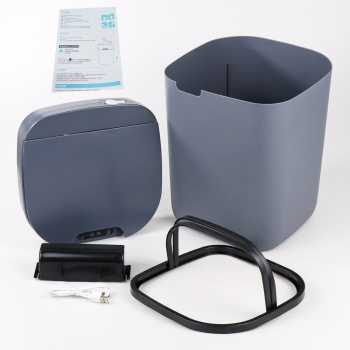 Gambar produk Nusimbi Tempat Sampah Smart Trash Can Motion Sensor Dustbin 16L - 599