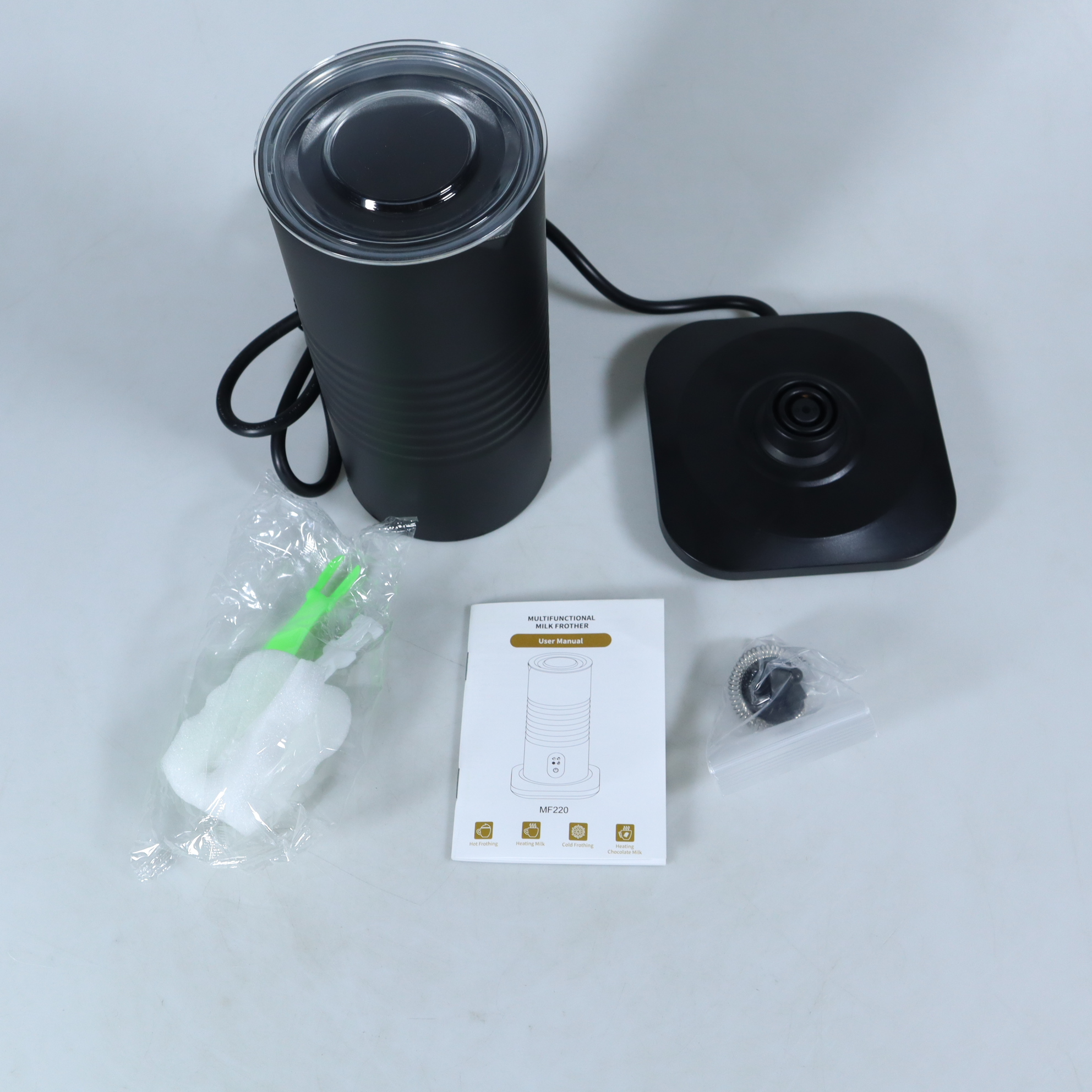 Gambar produk Barse Automatic Electric Milk Frother Stainless Steel 4in1 240ml 400W - MF220