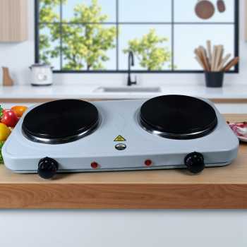 Gambar produk Taffware Kompor Listrik 2 Tungku Portable Hot Plate 2000W - WY-04B