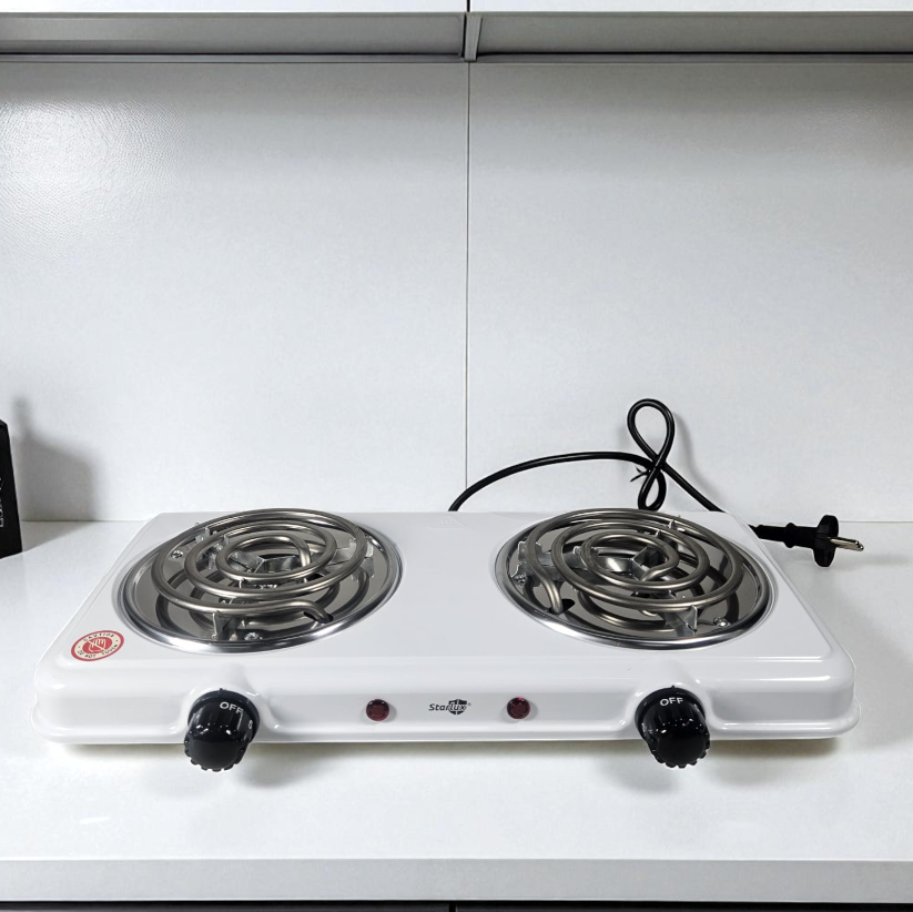 Gambar produk Starlux Kompor Listrik 2 Tungku Portable Coil Hot Plate 2000W - THP-5703