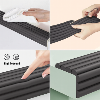 Gambar produk Lovyno Bumper Pinggiran Meja Table Edge Corner W Shape 80mm 2M - L-8104