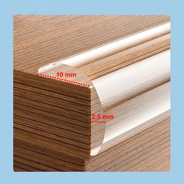 Gambar produk SFT Lakban Pelindung Benturan PVC Anti Collision Edge Safety Strip 5M 10x2.5mm - SF-5