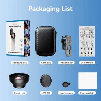 Gambar produk APEXEL Lensa Kamera Smartphone Eye Macro Lens FMC Coating 50-110mm - APL-HB100U52