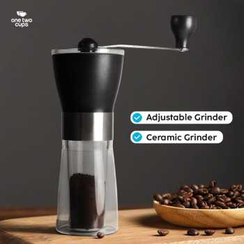 Gambar produk One Two Cups Alat Penggiling Kopi Manual Coffee Grinder Adjustable - TS-01