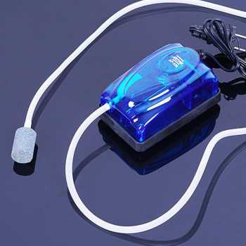 Gambar produk TEQIANG Aerator Pompa Oksigen Akuarium Oxygen Pump 60L Fish Tank 3.5W - AQ-708