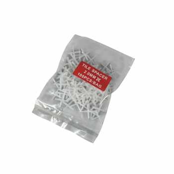Gambar produk Taffware Alat Bantu Pasang Keramik Lantai Tile Spacer Ceramic 100 PCS 2.0mm - Y0180