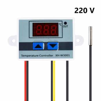 Gambar produk Taffware Digital Temperature Control Thermostat Microcomputer 220V - XH-W3001