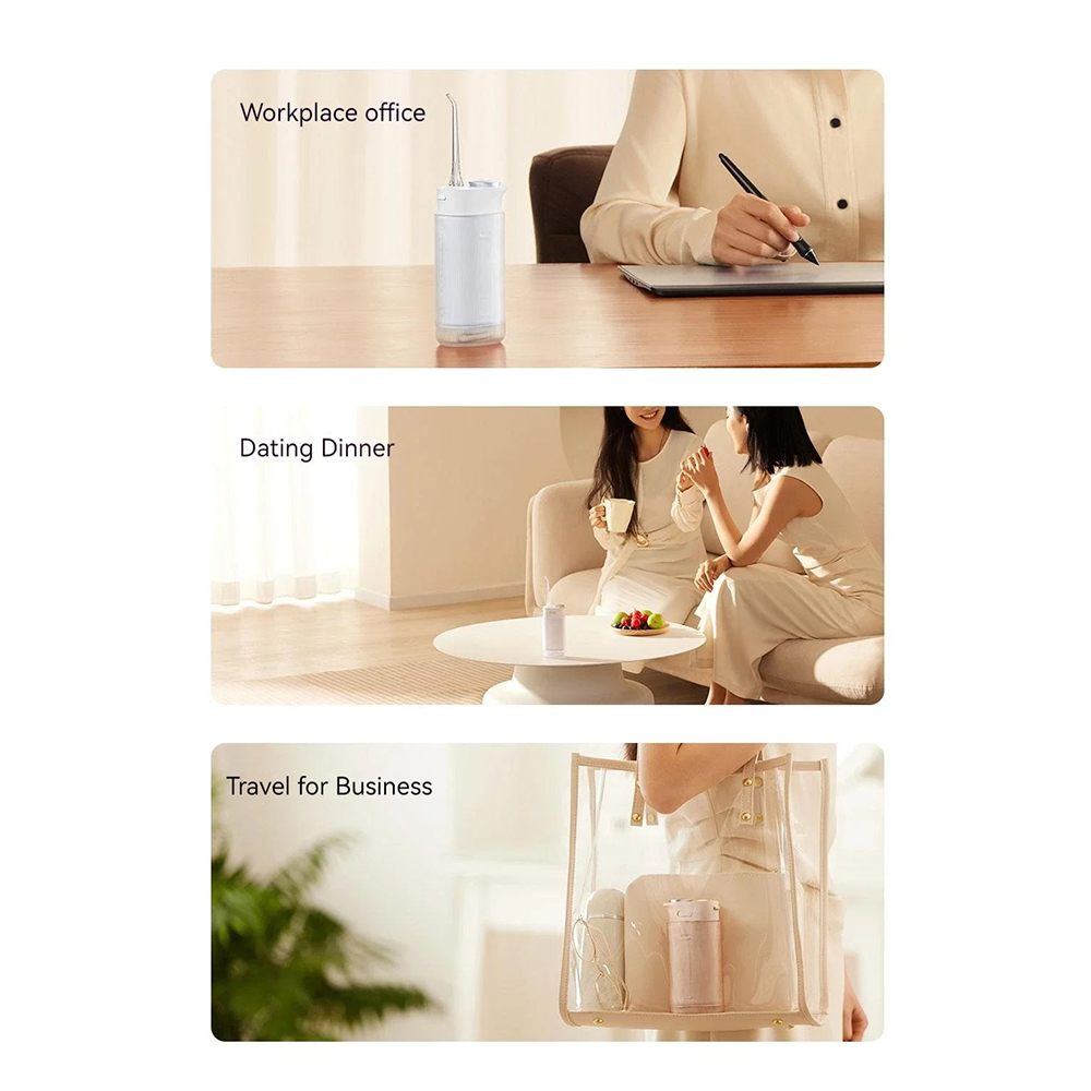 Gambar produk Xiaomi Mijia Water Flosser Dental Oral Irrigator Pembersih Gigi 200ml - F400