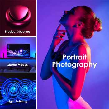 Gambar produk Ulanzi Lampu Fill Light Stick RGBW OLED Display Portable 2000mAh 4.8W - VL119