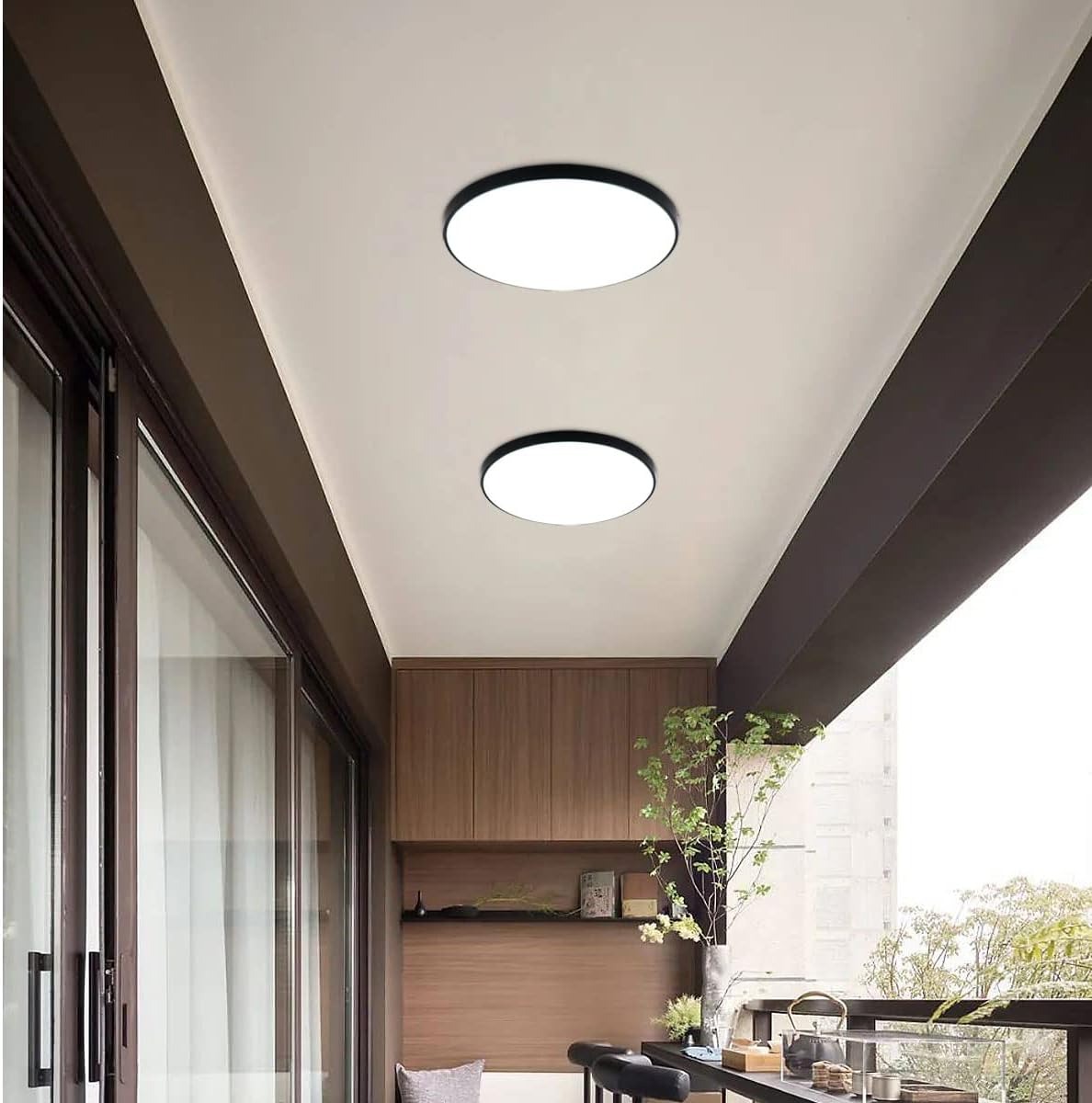Gambar produk SEMQIU Lampu Plafon LED Ceiling Light Dimmable 3in1 Color 28cm 24W - SQ-31