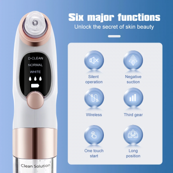 Gambar produk Agdoad Alat Penyedot Komedo Elektrik Facial Pore Vacuum 6 Heads - AD086