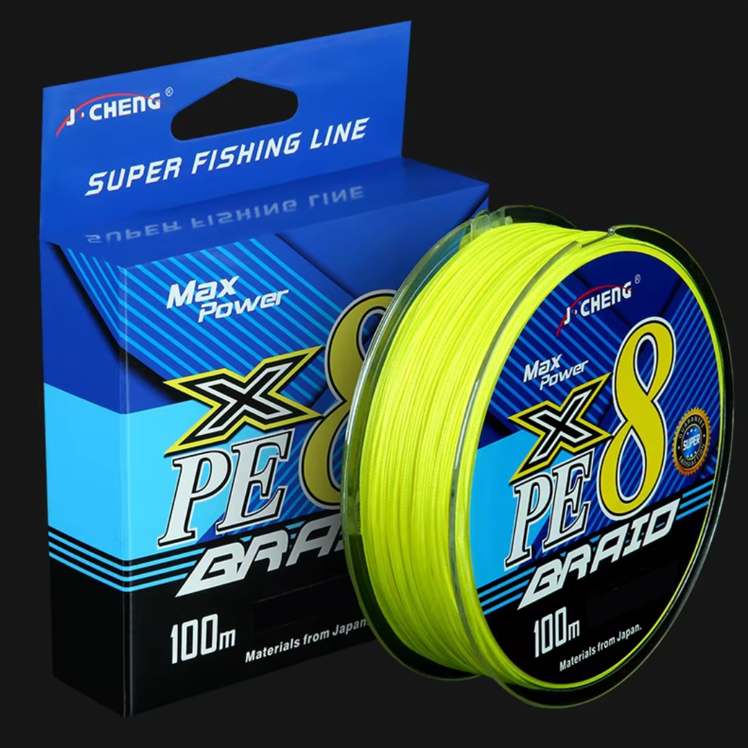 Gambar produk J-Cheng Senar Pancing PE 8 Braided Strand Fishing Line 100M 0.8 - JC583