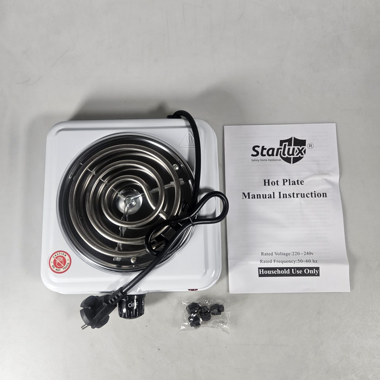 Gambar produk Starlux Kompor Listrik 1 Tungku Mini Portable Coil Hot Plate 1000W - THP-5701