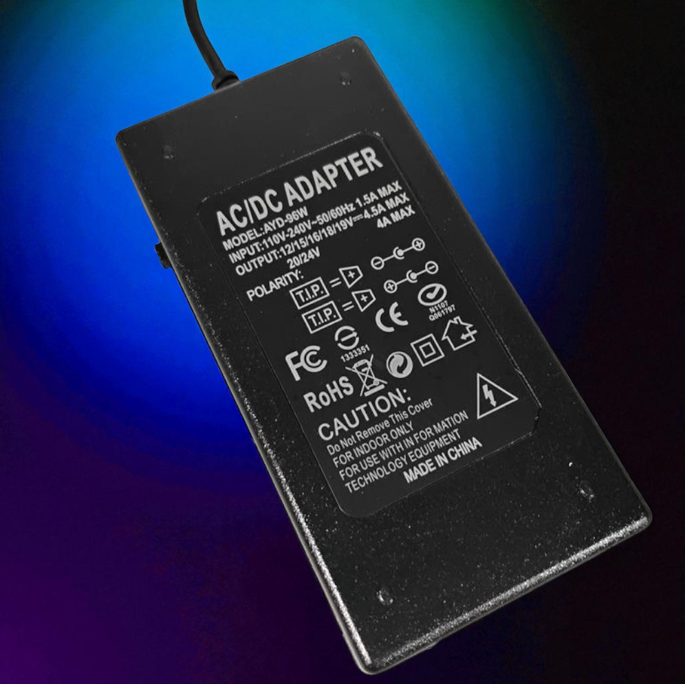 Gambar produk Adaptor Power Supply Converter AC to DC 12-24V 4.5A Laptop 8 Plug - AYD-96W
