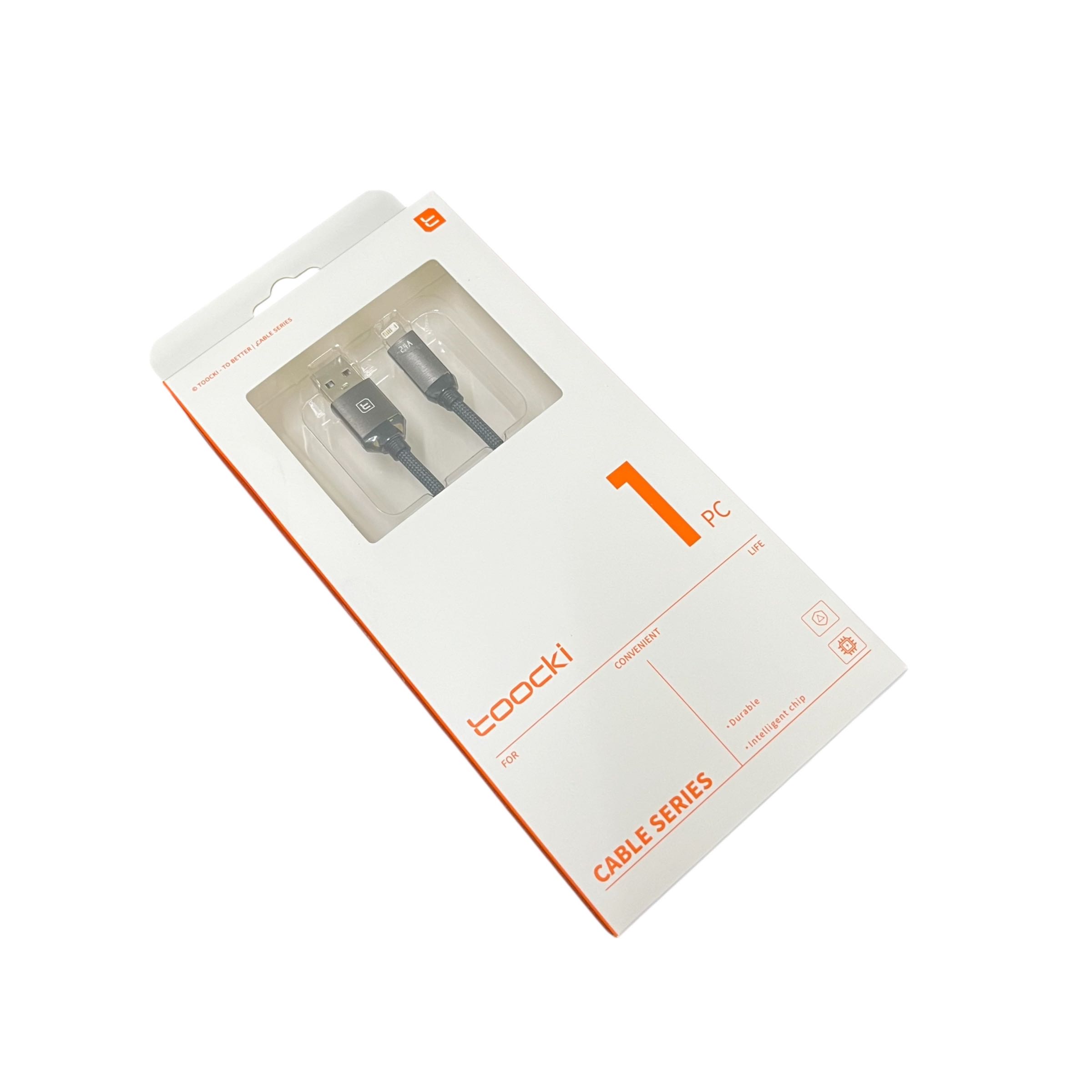 Gambar produk Toocki Kabel Data USB Lightning Multifungsi Fast Charging 2.4A 20W 1M - TXCL-SJ01