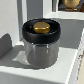 One Two Cups Toples Kaca Penyimpanan Biji Kopi Vacuum Sealed Lid - SE41