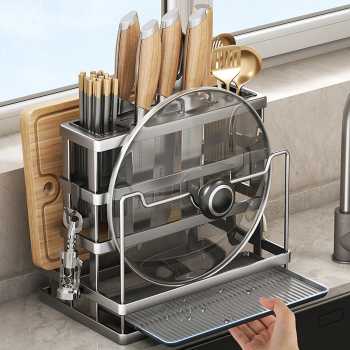 Gambar produk JoyHome Tempat Pisau Dapur Rak Penyimpanan Sendok Sumpit Organizer - JH-27