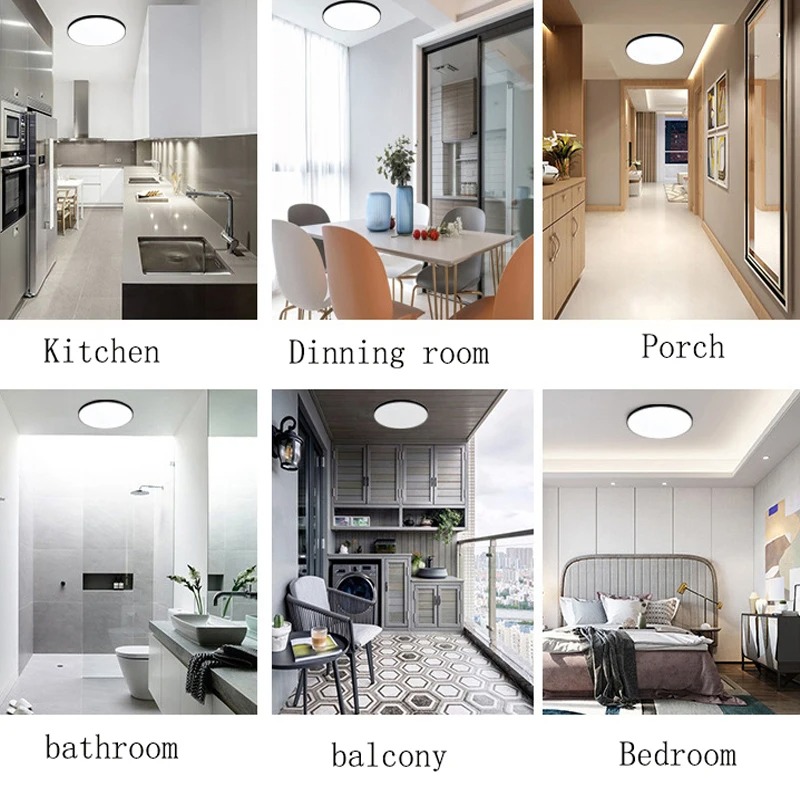 Gambar produk SEMQIU Lampu Plafon LED Ceiling Light Dimmable 3in1 Color 28cm 24W - SQ-31